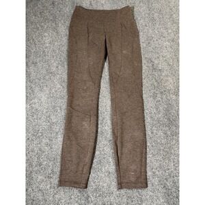 PrAna Leggings Womens Medium Brown Ankle High Rise Pocket Yoga Gym Stretch